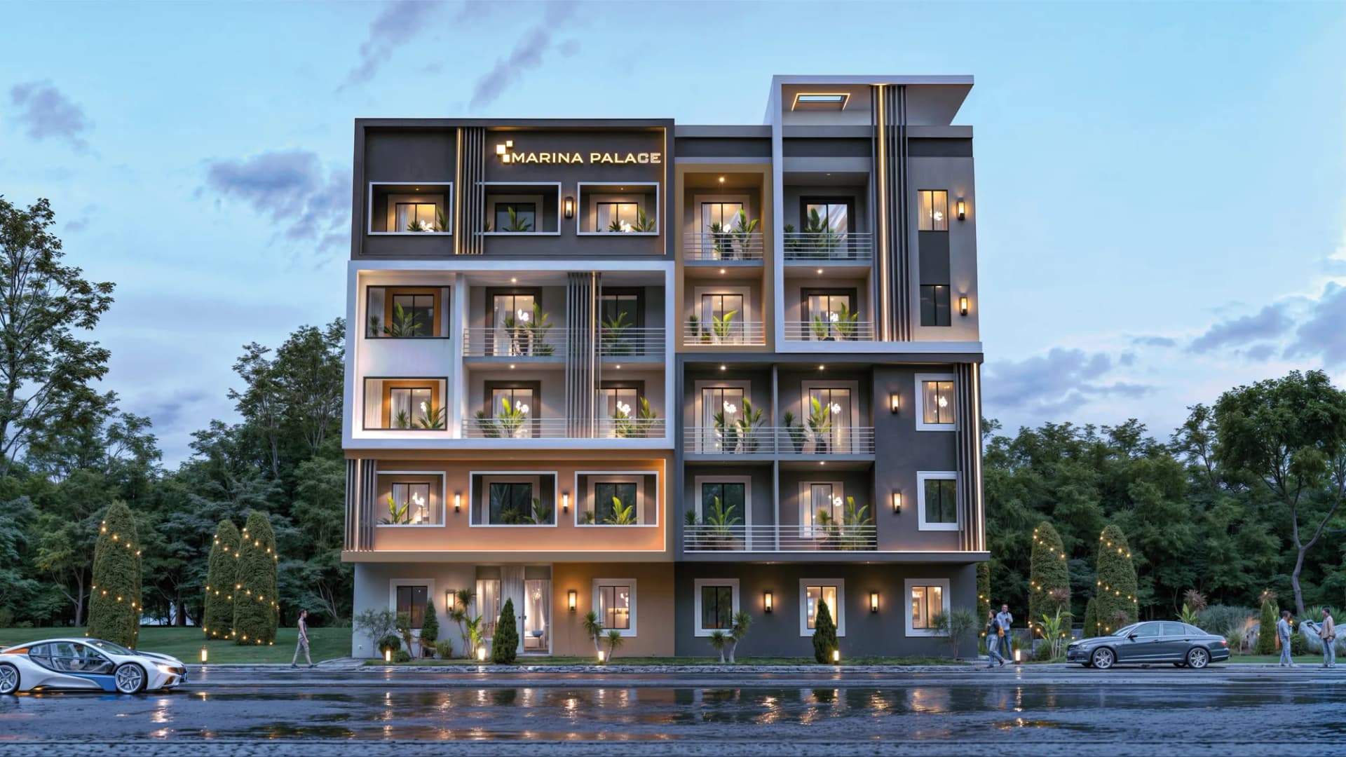 Marina Palace building exterior front view