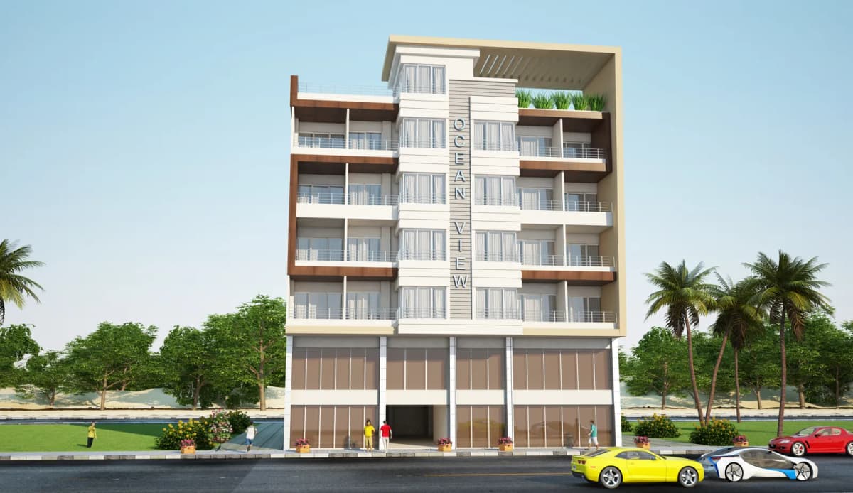 Ocean View architectural render A1