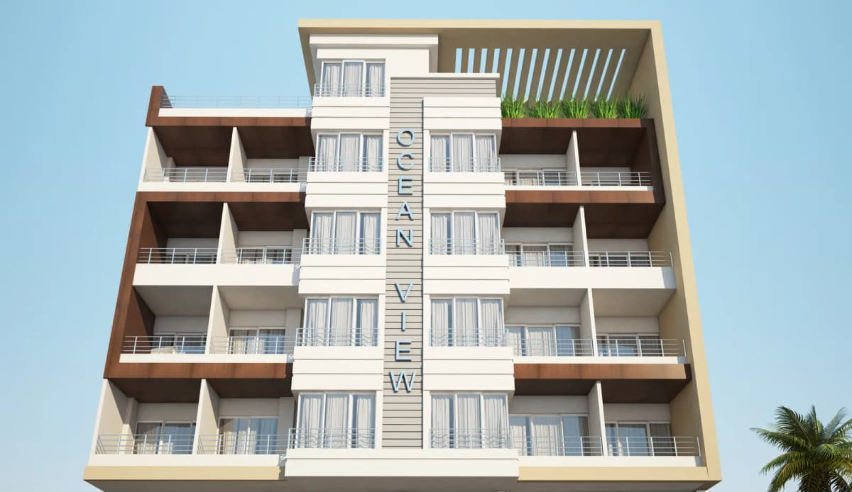 Ocean View architectural render A2