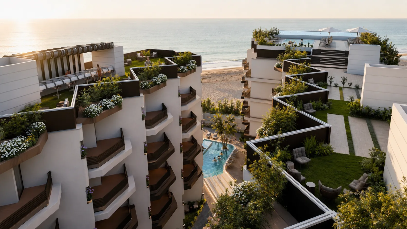 Ibiza Bay 3D render 1