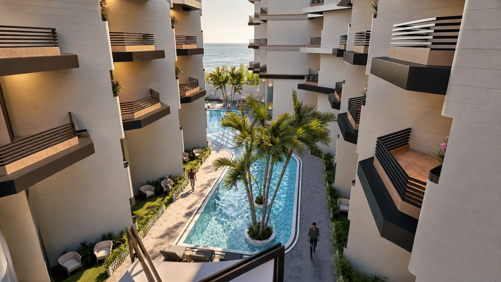 Ibiza Bay 3D render 12